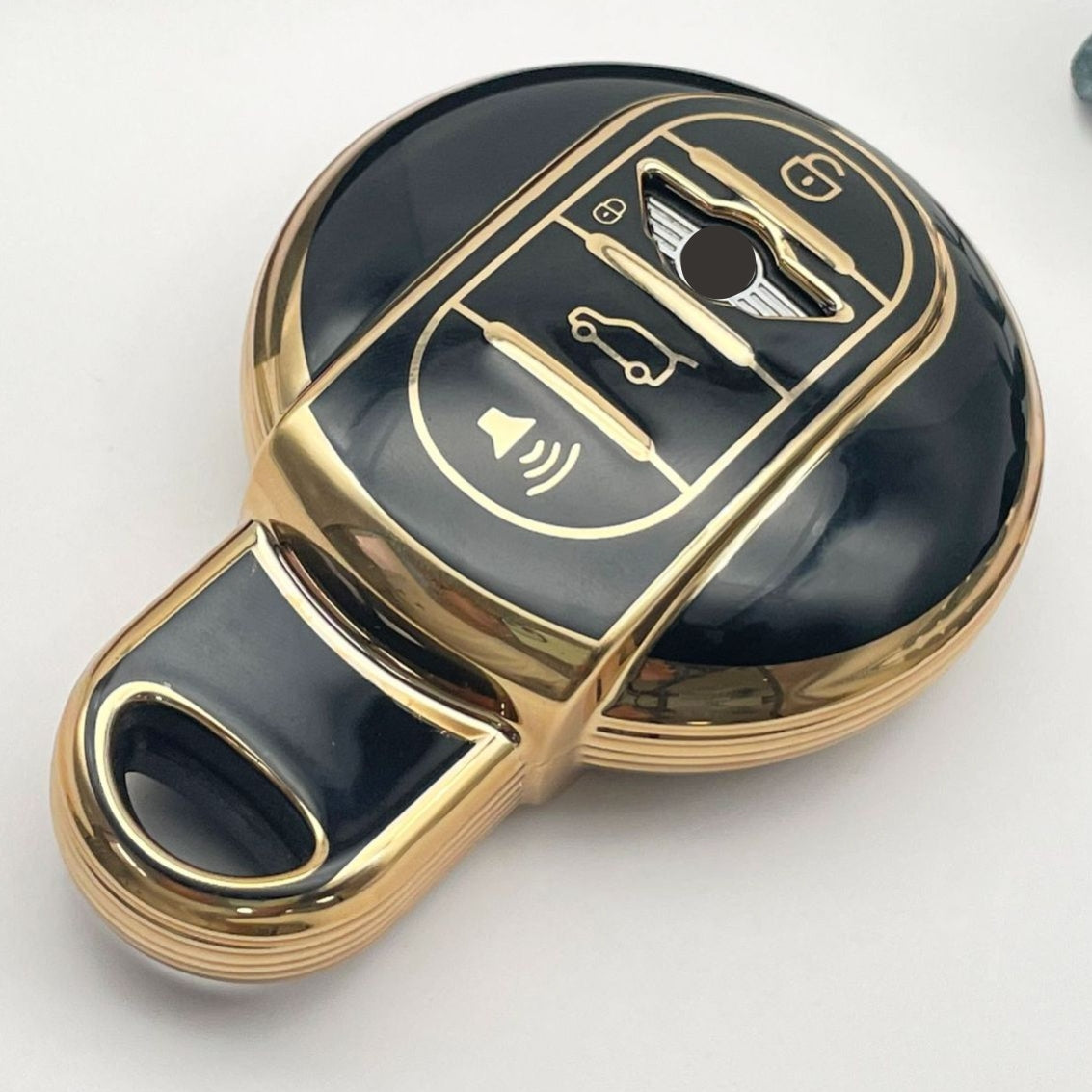 Soft TPU Key Case Cover For BMW Mini Copper(Key No.C)