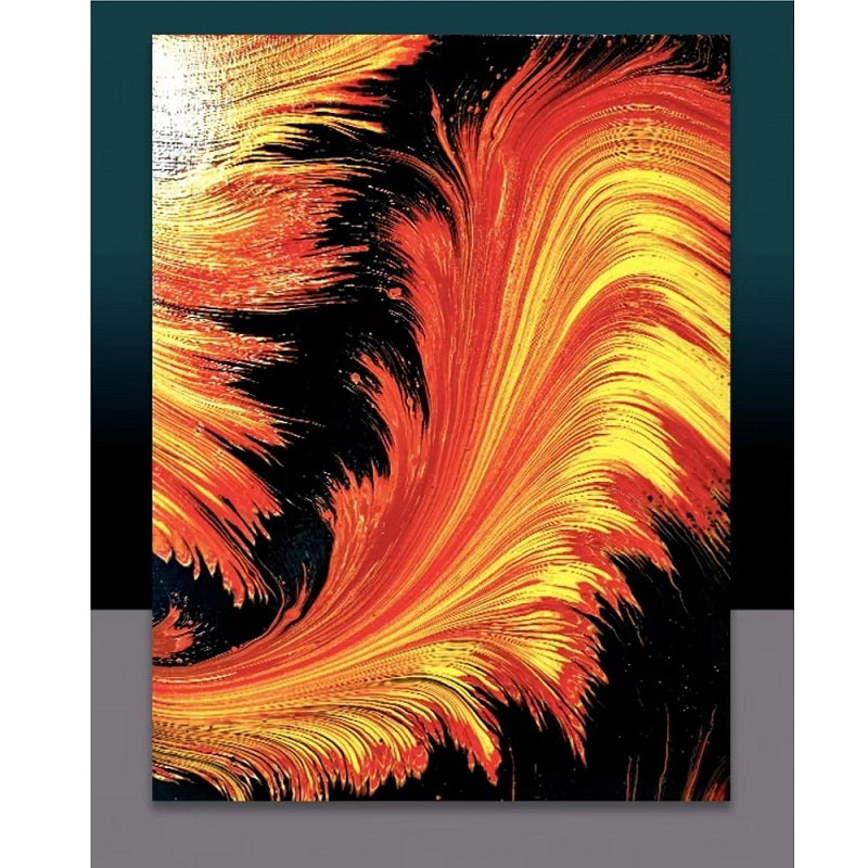 DIY Fluid Painting(Custom in Live)
