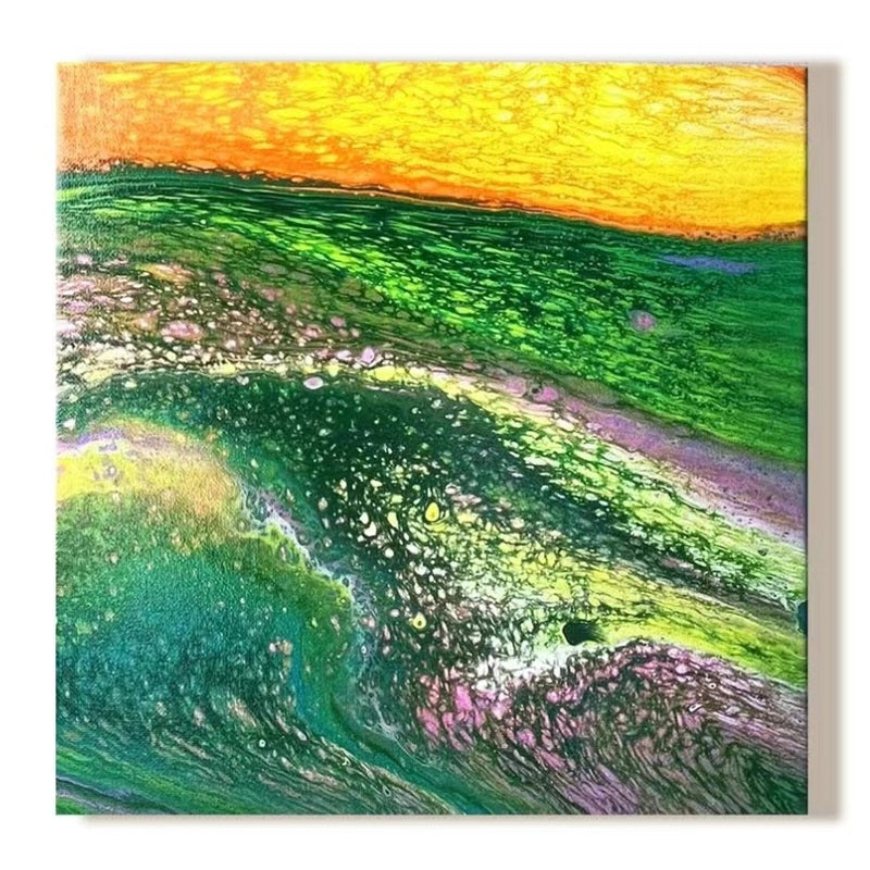 DIY Fluid Painting(Custom in Live)