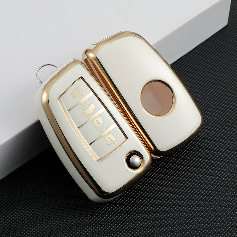 Soft TPU Key Case Cover For Nissan(Key No.I)