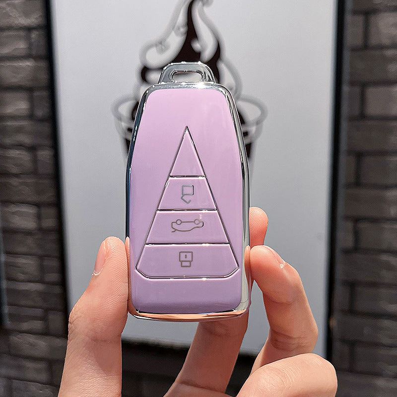 Soft TPU Key Case Cover For Nissan(Key No.J)