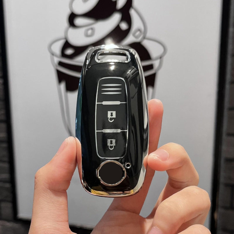 Soft TPU Key Case Cover For Nissan(Key No.O)