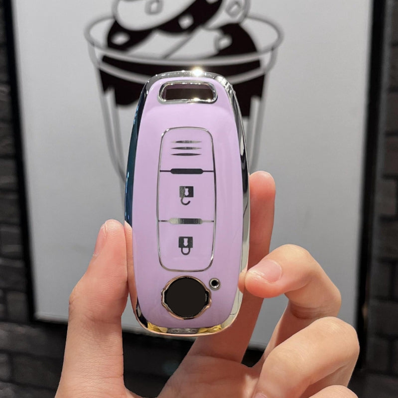 Soft TPU Key Case Cover For Nissan(Key No.O)