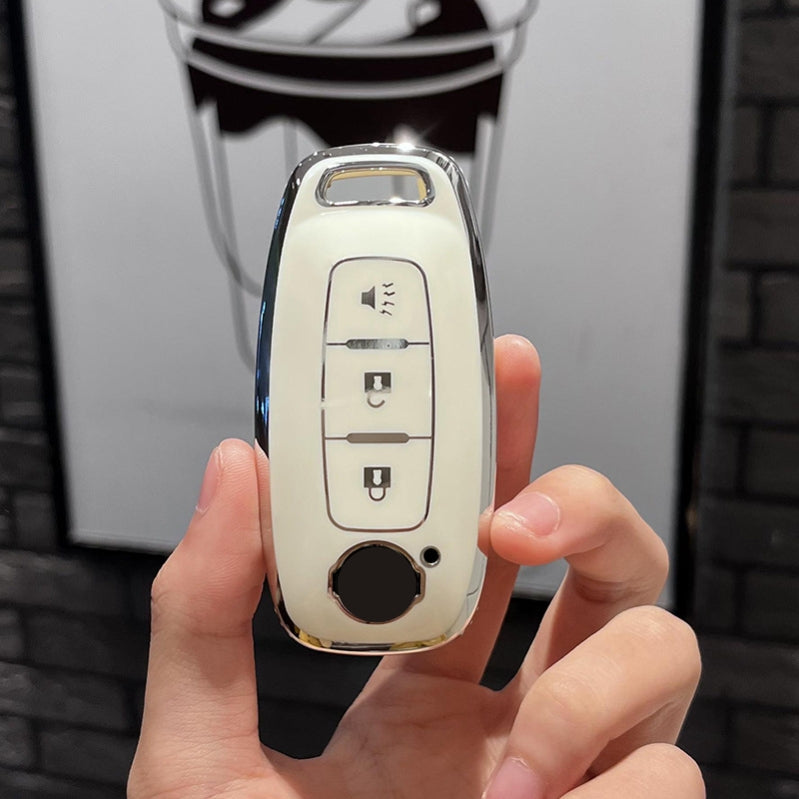 Soft TPU Key Case Cover For Nissan(Key No.P)
