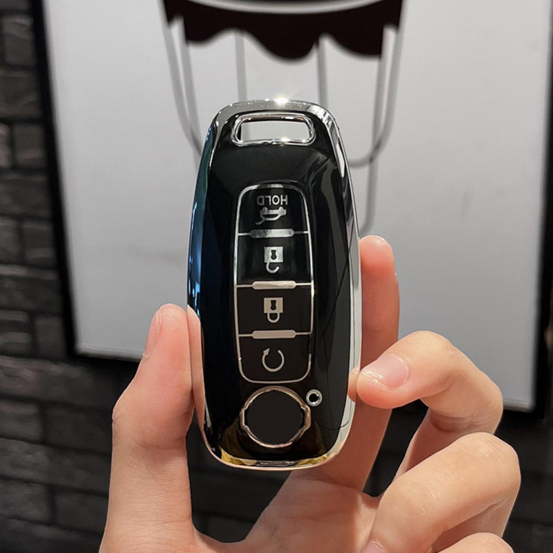 Soft TPU Key Case Cover For Nissan(Key No.Q)
