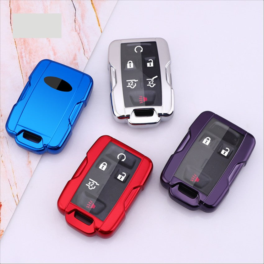 Soft TPU Key Case Cover For Chevrolet/Chevy/GMC(Key No.M)