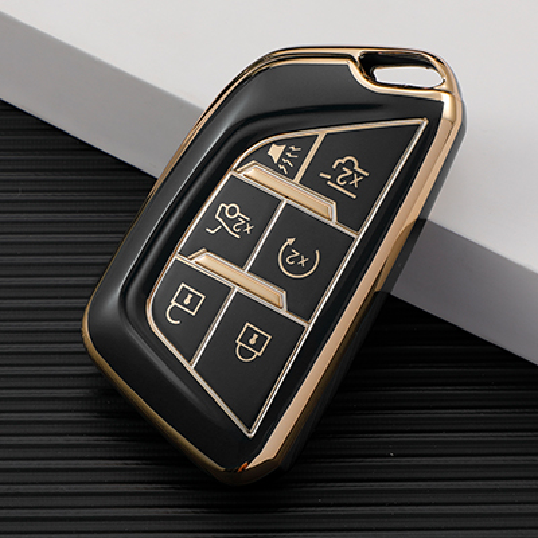 Soft TPU Key Case Cover For Cadillac(Key No.D)