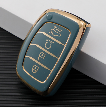 Soft TPU Key Case Cover For Hyundai(Key No.F)