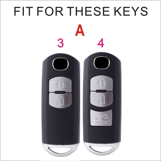 Soft TPU Key Case Cover For Mazda(Key No.A3+A4)