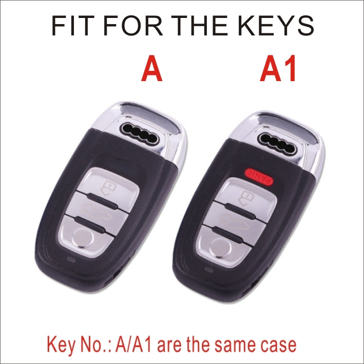 Soft TPU Key Case Cover For Audi(Key No.A)