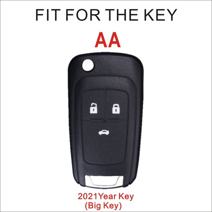 Soft TPU Key Case Cover For Chevrolet/Chevy/GMC/Buick(Key No.AA)