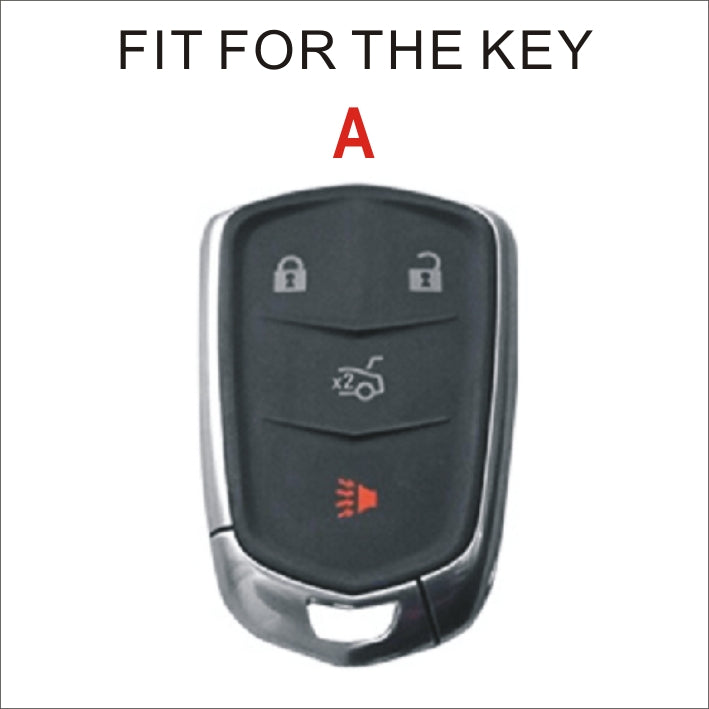 Soft TPU Key Case Cover For Cadillac(Key No.A)