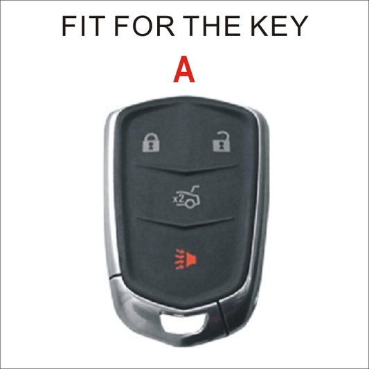 Soft TPU Key Case Cover For Cadillac(Key No.A)