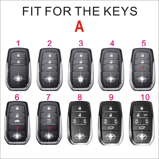 Soft TPU Key Case Cover For Toyota(Key No.A)