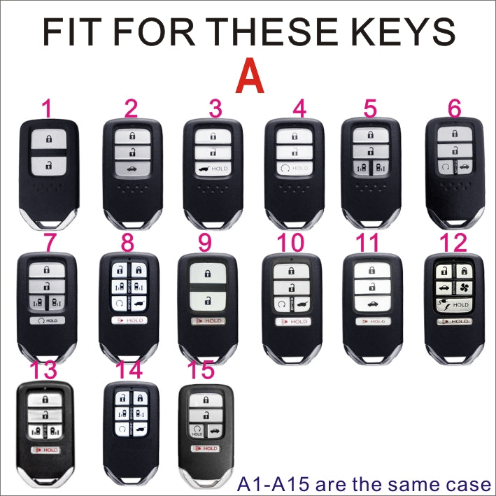 Soft TPU Key Case Cover For Honda(Key No.A)