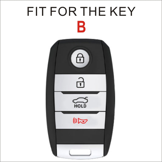 Soft TPU Key Case Cover For Kia(Key No.B)