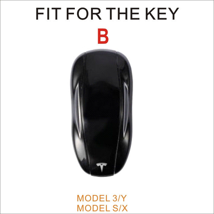 Soft TPU Key Case Cover For Tesla(Key No.B)