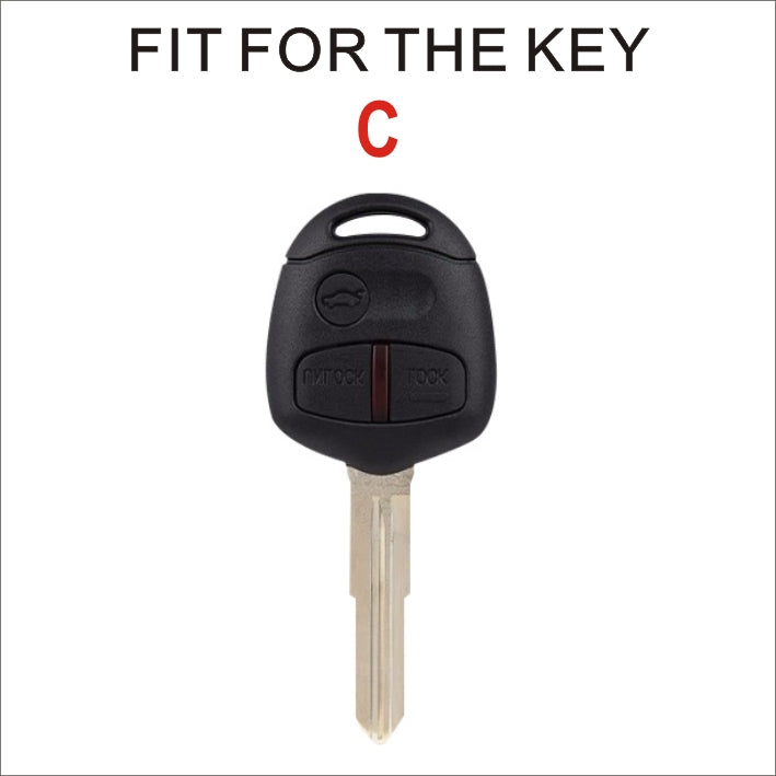 Soft TPU Key Case Cover For Mitsubishi(Key No.C)