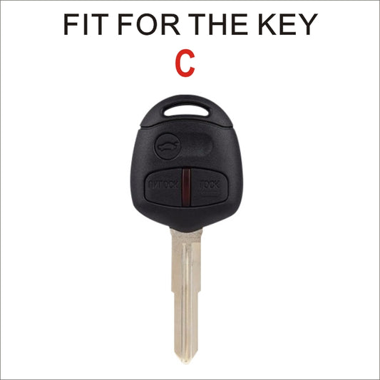 Soft TPU Key Case Cover For Mitsubishi(Key No.C)