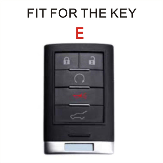 Soft TPU Key Case Cover For Cadillac(Key No.E)