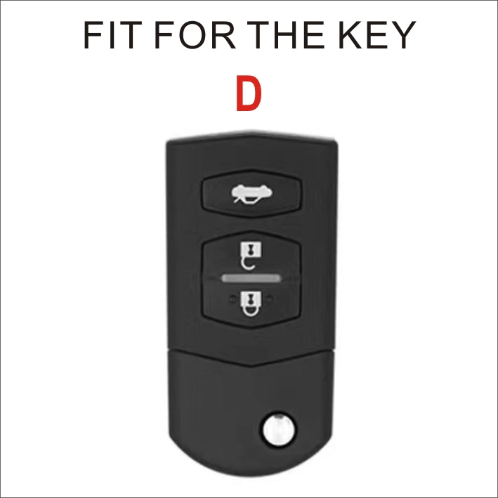 Soft TPU Key Case Cover For Mazda(Key No.D)