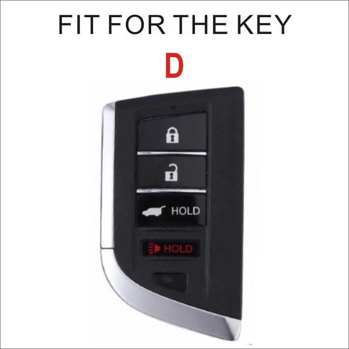 Soft TPU Key Case Cover For Acura(Key No.D)