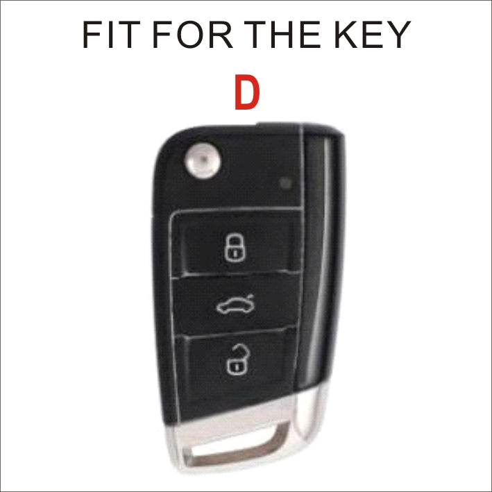 Soft TPU Key Case Cover For Volkswagen(Key No.D)