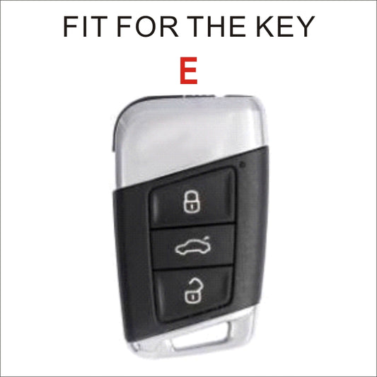 Soft TPU Key Case Cover For Volkswagen(Key No.E)