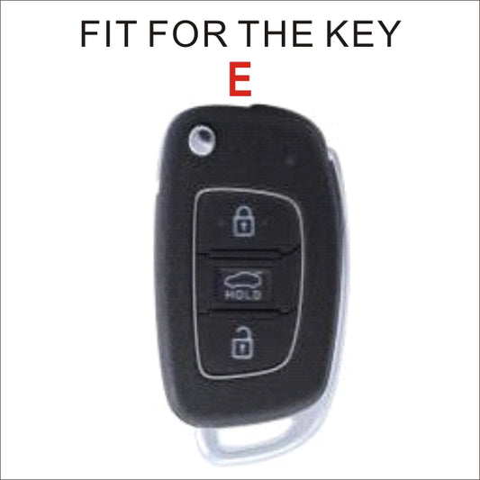 Soft TPU Key Case Cover For Hyundai(Key No.E)
