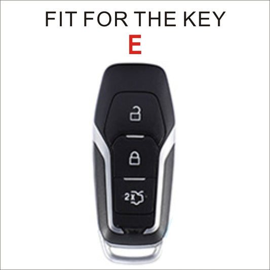 Soft TPU Key Case Cover For Ford(Key No.E)