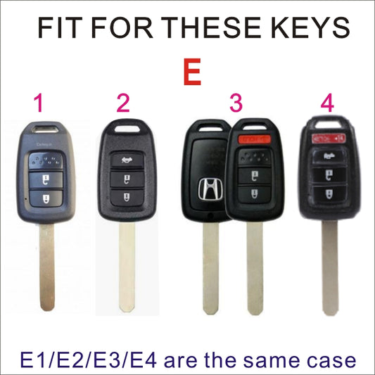 Soft TPU Key Case Cover For Honda(Key No.E)
