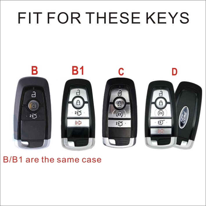 Soft TPU Key Case Cover For Ford&Lincoln(Key No.B/C/D)