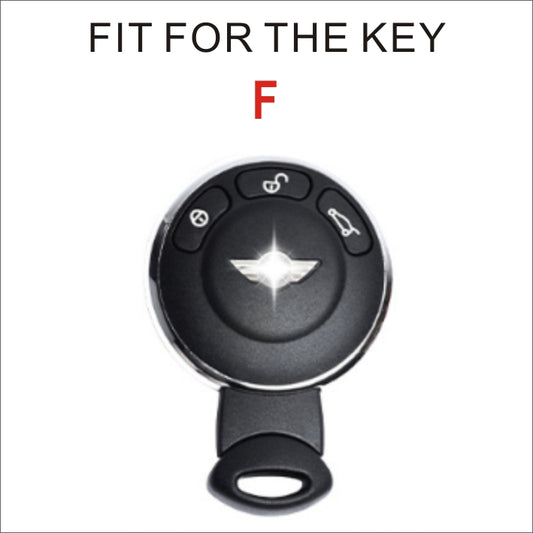 Soft TPU Key Case Cover For BMW Mini Copper(Key No.F)
