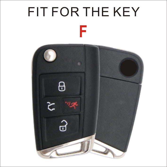 Soft TPU Key Case Cover For Volkswagen(Key No.F)