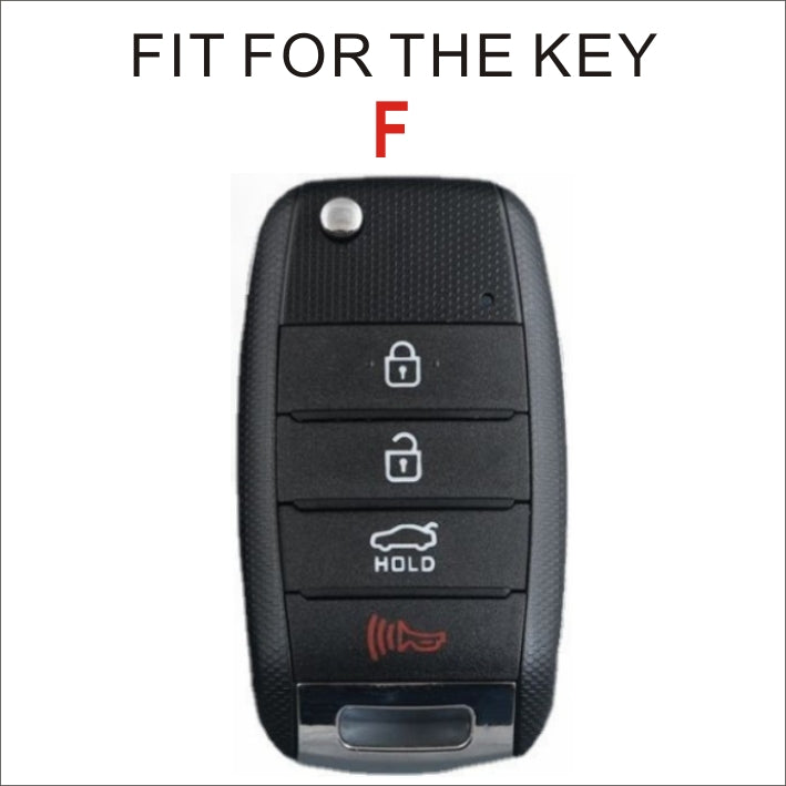 Soft TPU Key Case Cover For Kia(Key No.F)