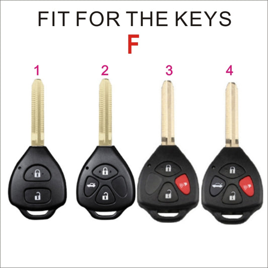 Soft TPU Key Case Cover For Toyota(Key No.F)