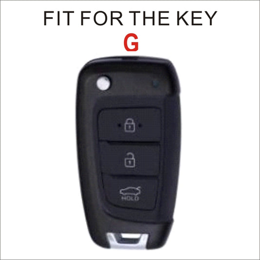 Soft TPU Key Case Cover For Hyundai(Key No.G)