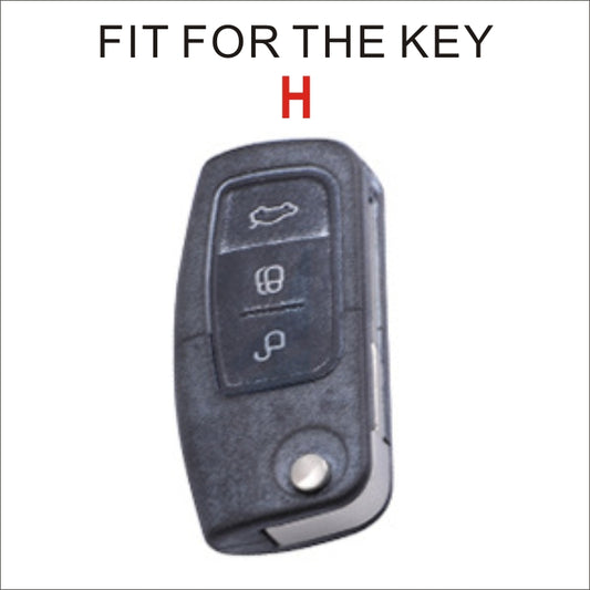 Soft TPU Key Case Cover For Ford(Key No.H)