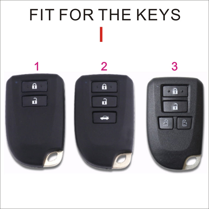 Soft TPU Key Case Cover For Toyota(Key No.I)