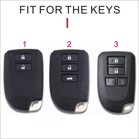 Soft TPU Key Case Cover For Toyota(Key No.I)