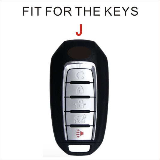 Soft TPU Key Case Cover For Infiniti(Key No.J)