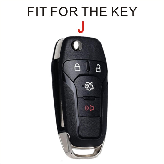 Soft TPU Key Case Cover For Ford(Key No.J)