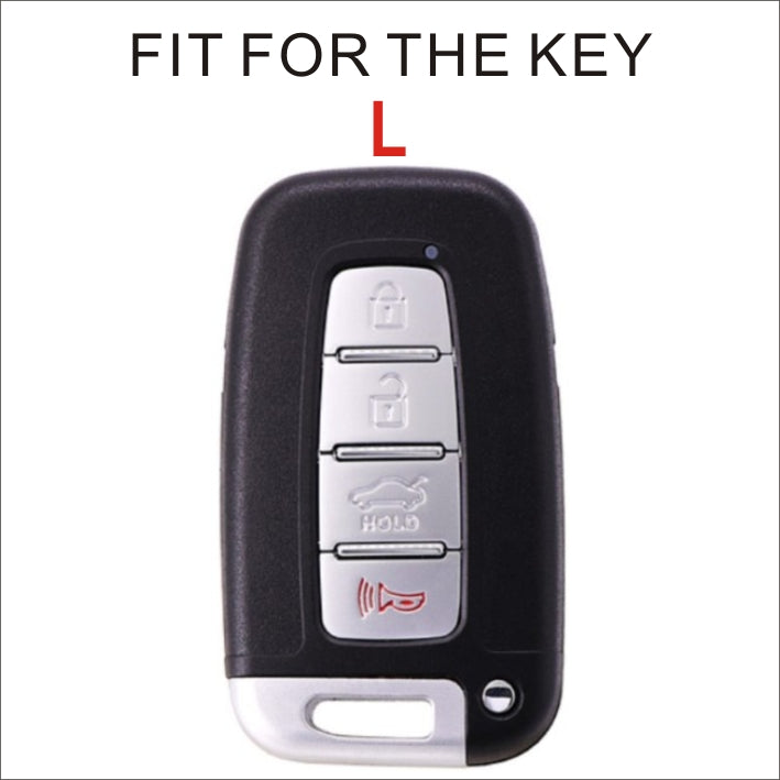 Soft TPU Key Case Cover For Kia&Hyundai(Key No.L)