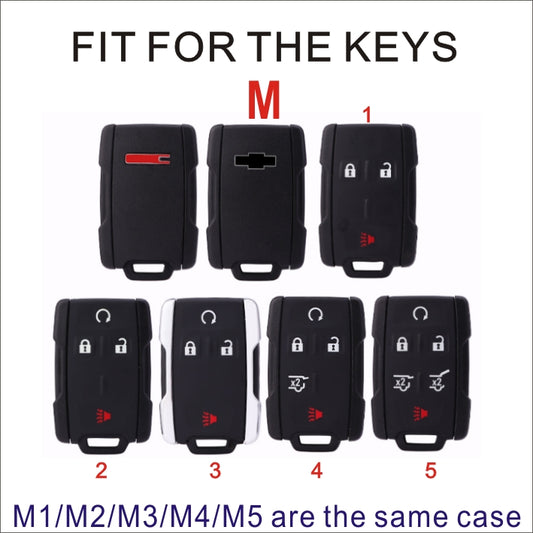 Soft TPU Key Case Cover For Chevrolet/Chevy/GMC(Key No.M)