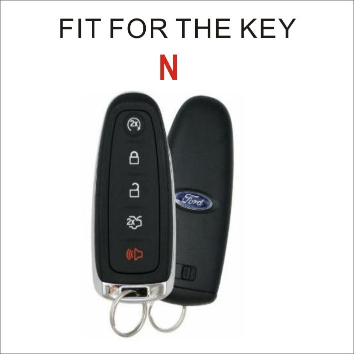 Soft TPU Key Case Cover For Ford& Lincoln(Key No.N)