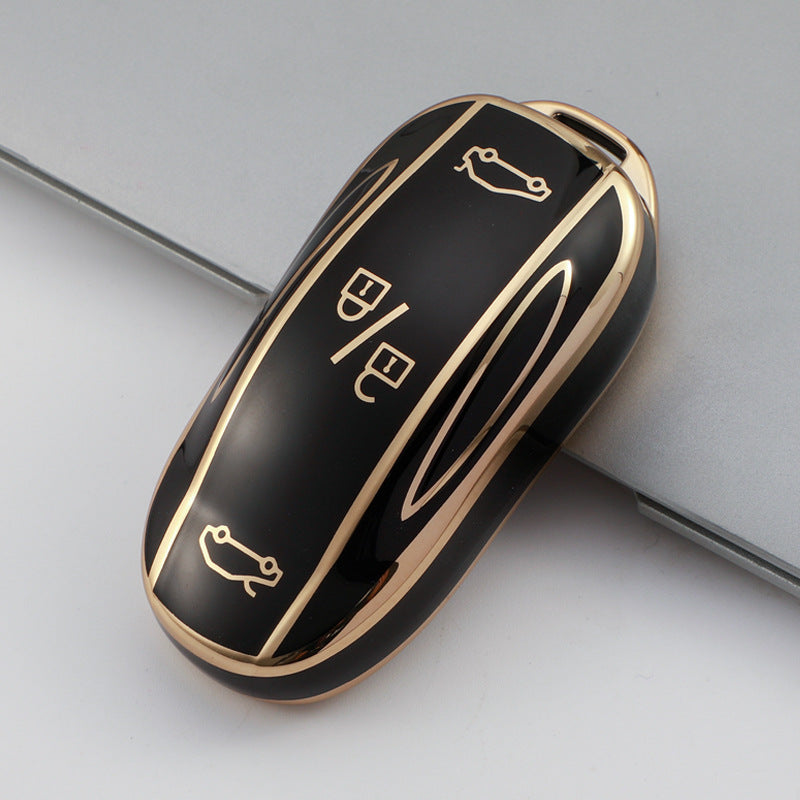 Soft TPU Key Case Cover For Tesla(Key No.B)