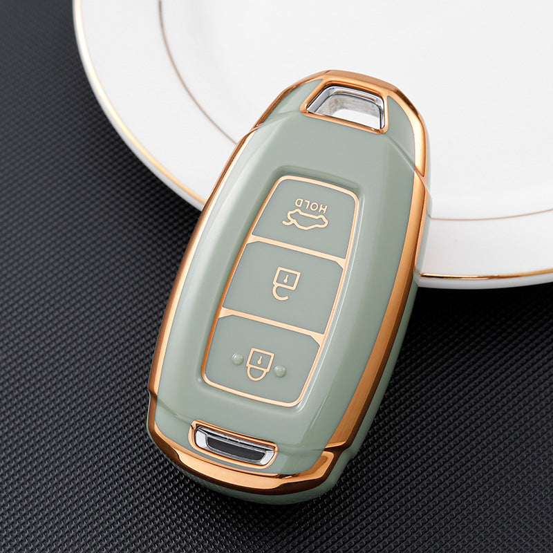 Soft TPU Key Case Cover For Hyundai(Key No.N)