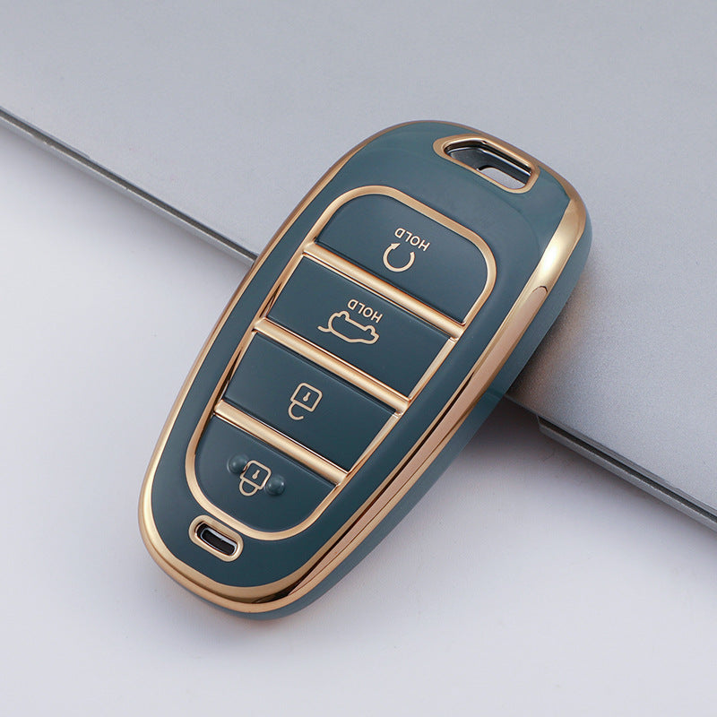 Soft TPU Key Case Cover For Hyundai(Key No.M)