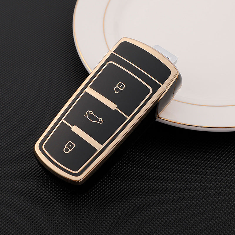 Soft TPU Key Case Cover For Volkswagen(Key No.H)