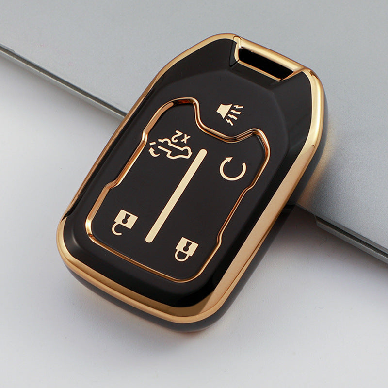 Soft TPU Key Case Cover For Chevrolet/Chevy/GMC(Key No.L-Fit L1/L2/L3)